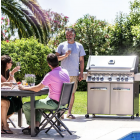 Grill Gazowy Napoleon PRESTIGE 665 INOX z palnikiem do steków i dedykowanym palnikiem do rożna
